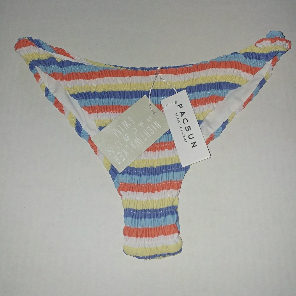 Pacsun The Lupe Smocked Bikini Bottom